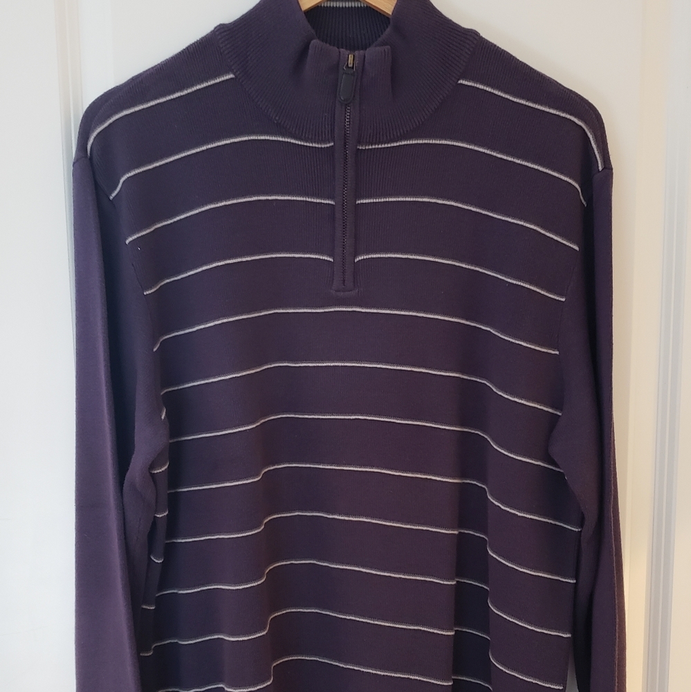 Claiborne, John Bartlett 1/4 Zip Sweater